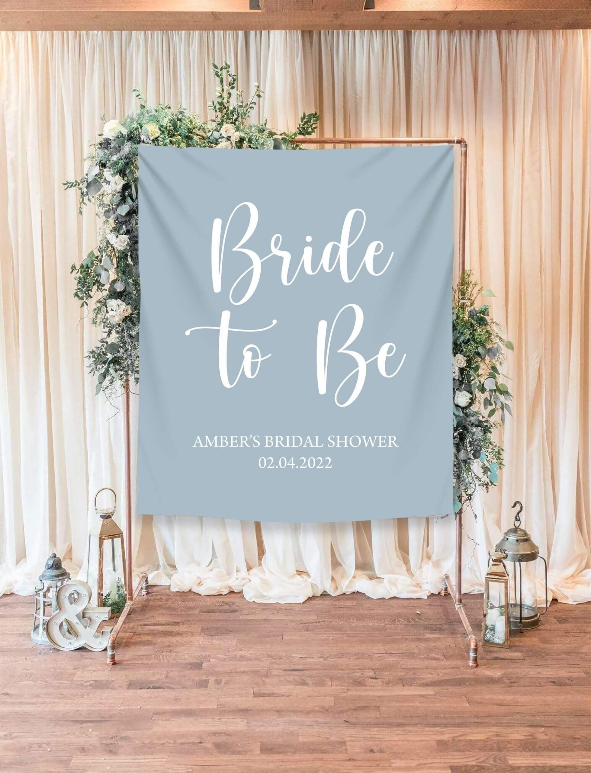 Bride to be backdrop