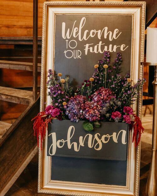 diy wedding welcome sign ideas