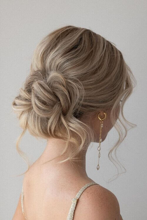 easy updo wedding