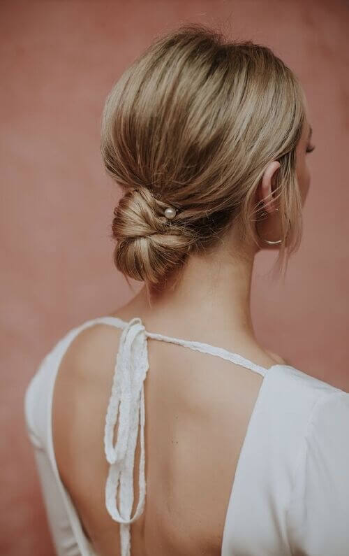 simple bun updo