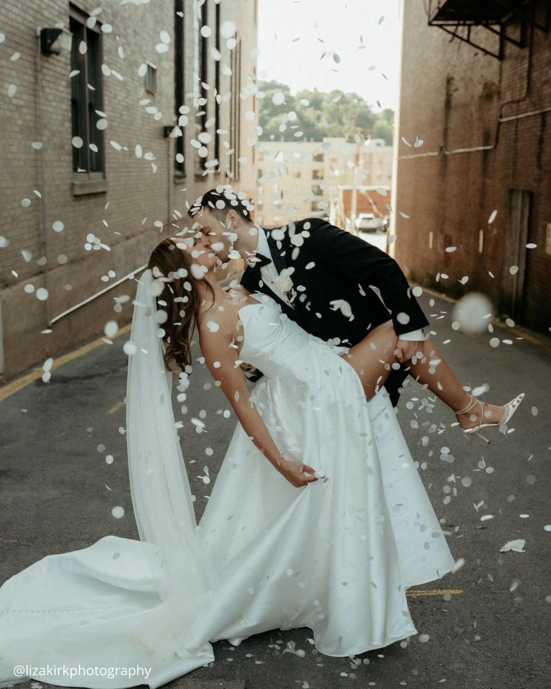 Tango-Style Wedding Kissing