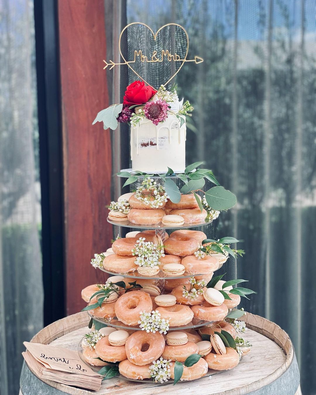 Donut Tower Untraditional Wedding Cakes
