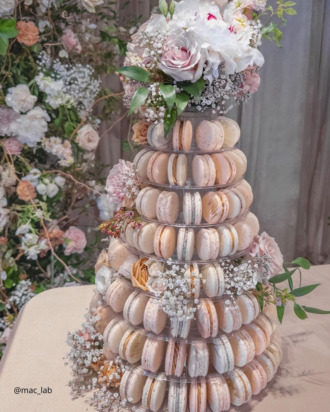 Macaron Tower Creative Wedding Cake