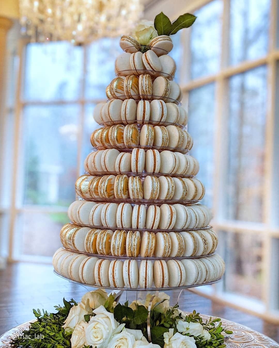 Macaron Tower Creative Wedding Cake