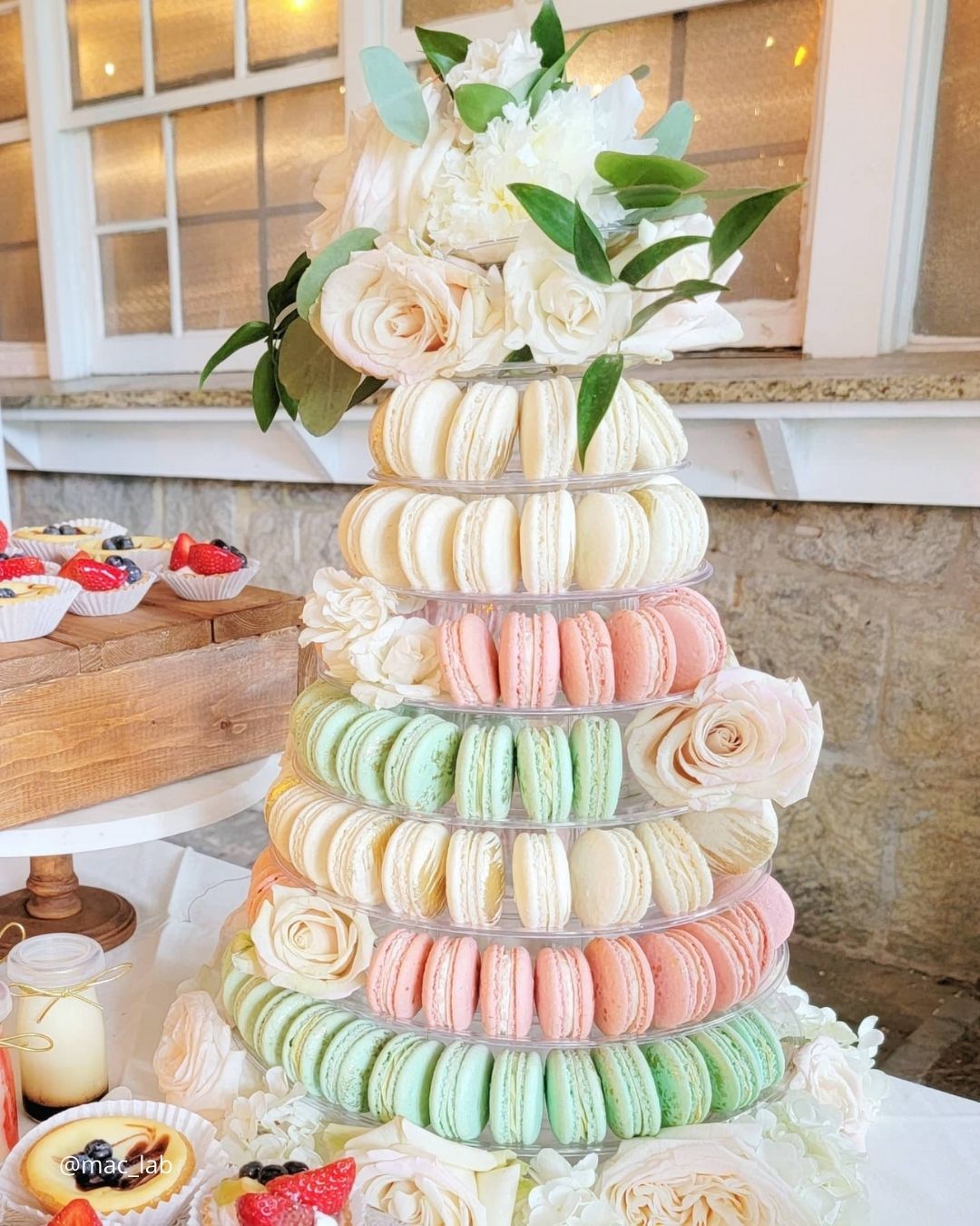 Macaron Tower Creative Wedding Cake