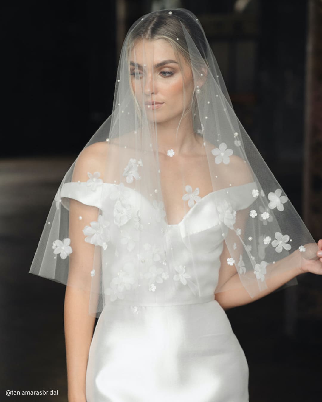 Short and Face-Framing Veils: Birdcage, Blusher, and Shoulder Lengths