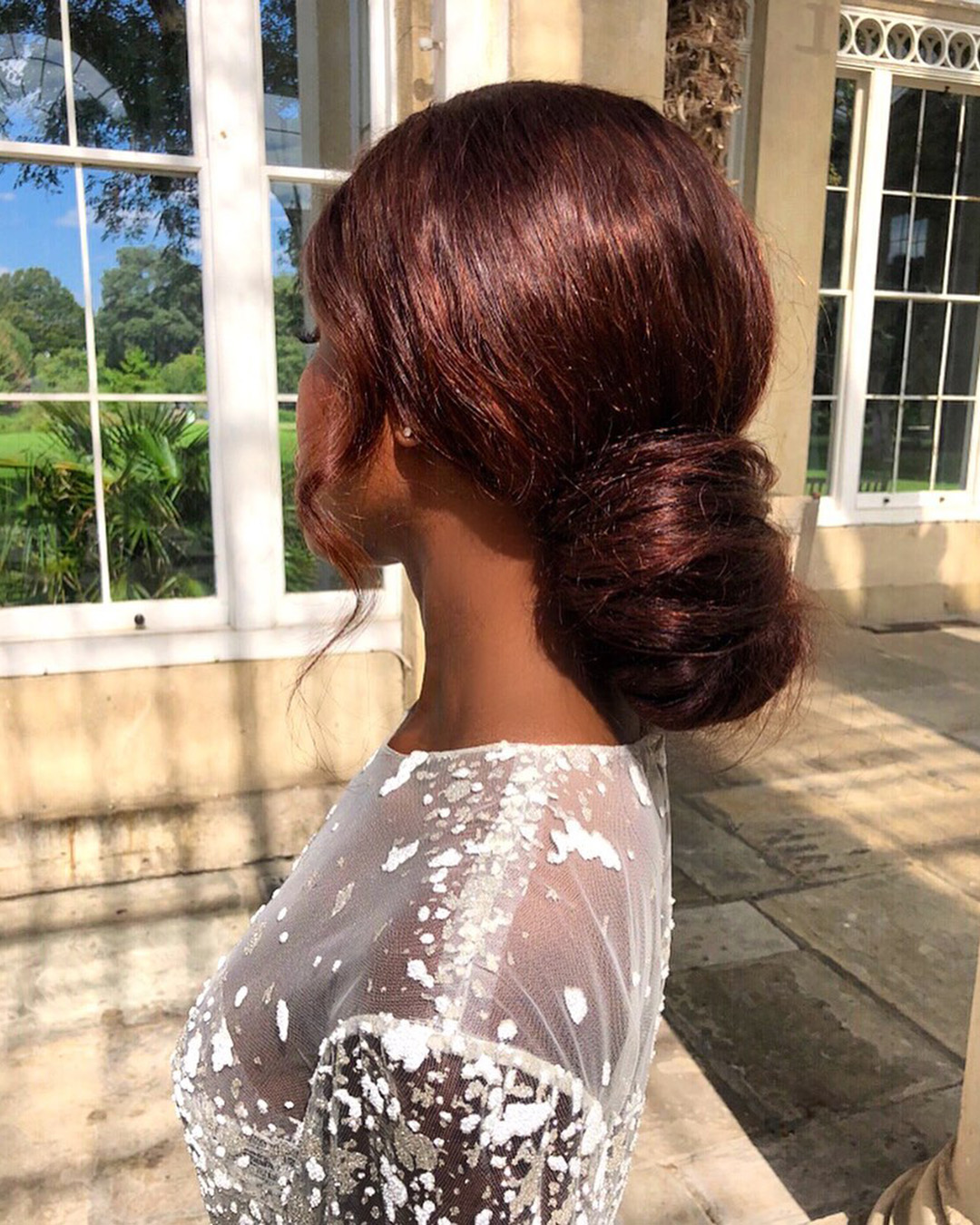 Black Hair Wedding Ponytail Hairstyles