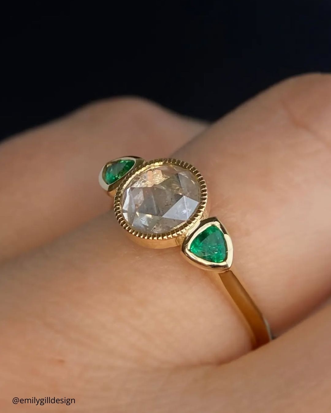 Vintage Nature Inspired Engagement Rings