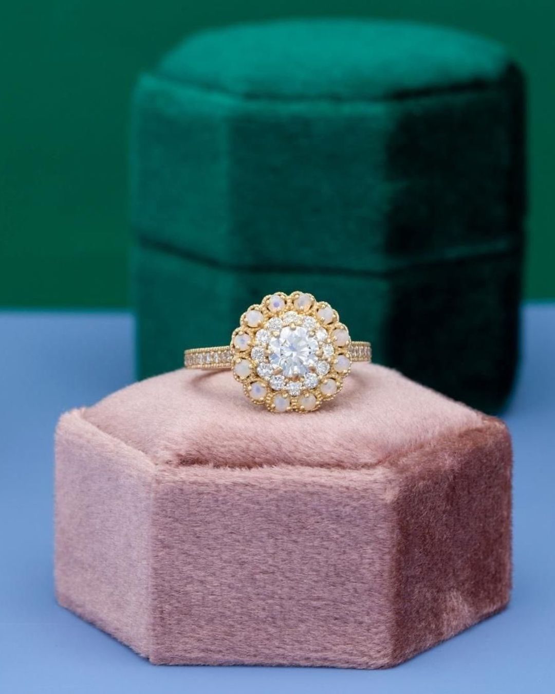 Bohemian Vintage Engagement Rings