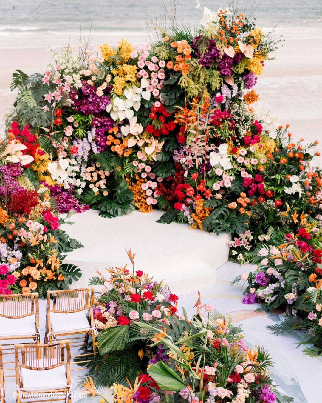 Overwhelming Flower Altars