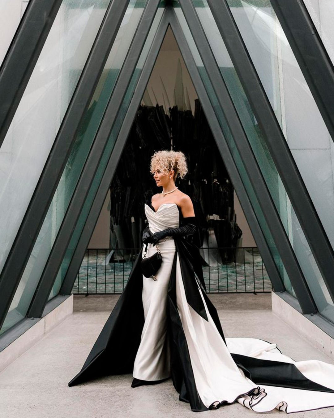 Black And White Wedding Dresses