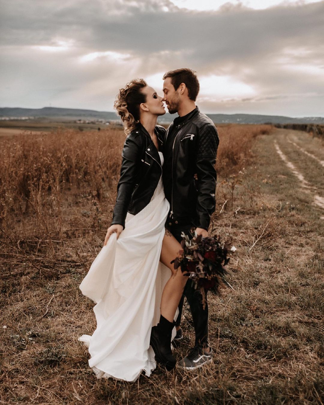Black And White Wedding Dresses