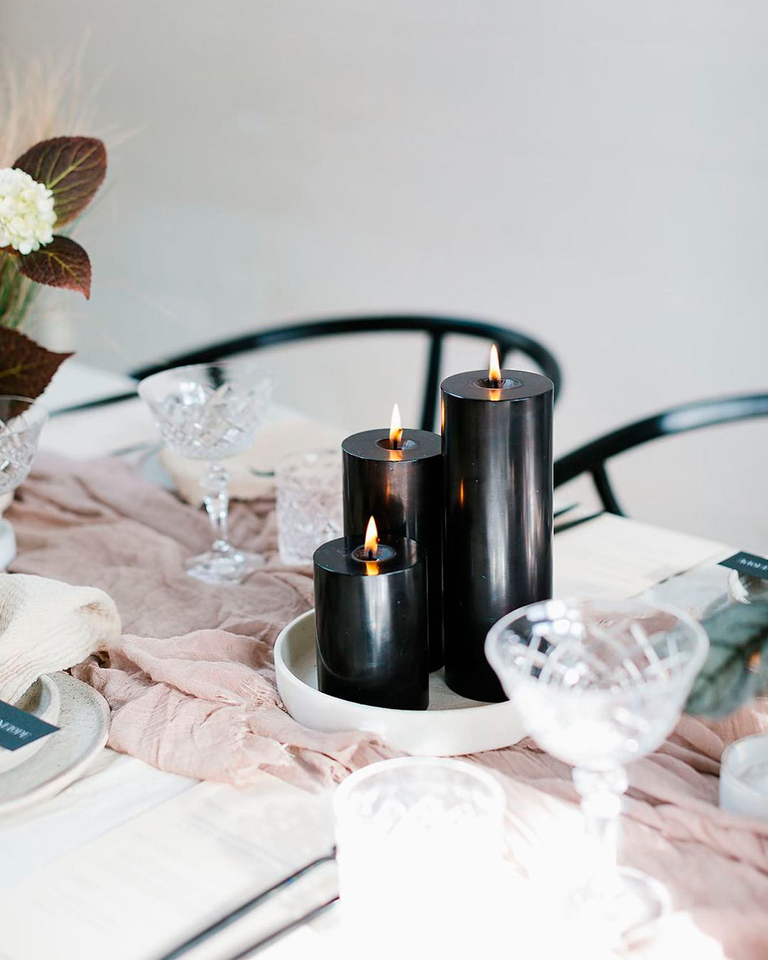 Black And White Flower Arrangements
