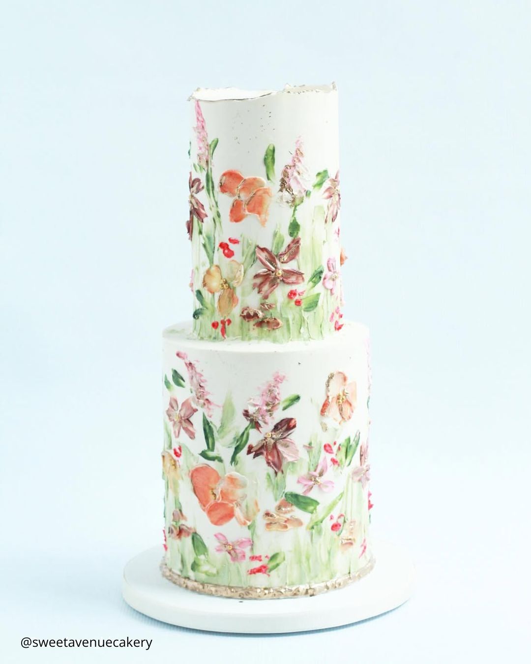 Watercolored Cakes