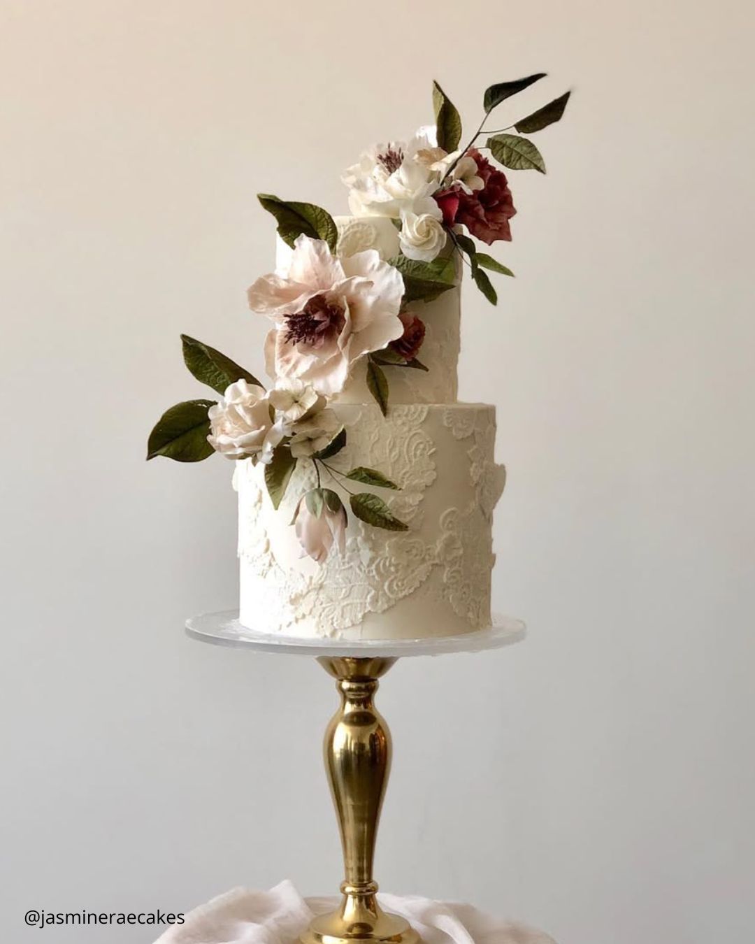 Lace Cakes For Wedding