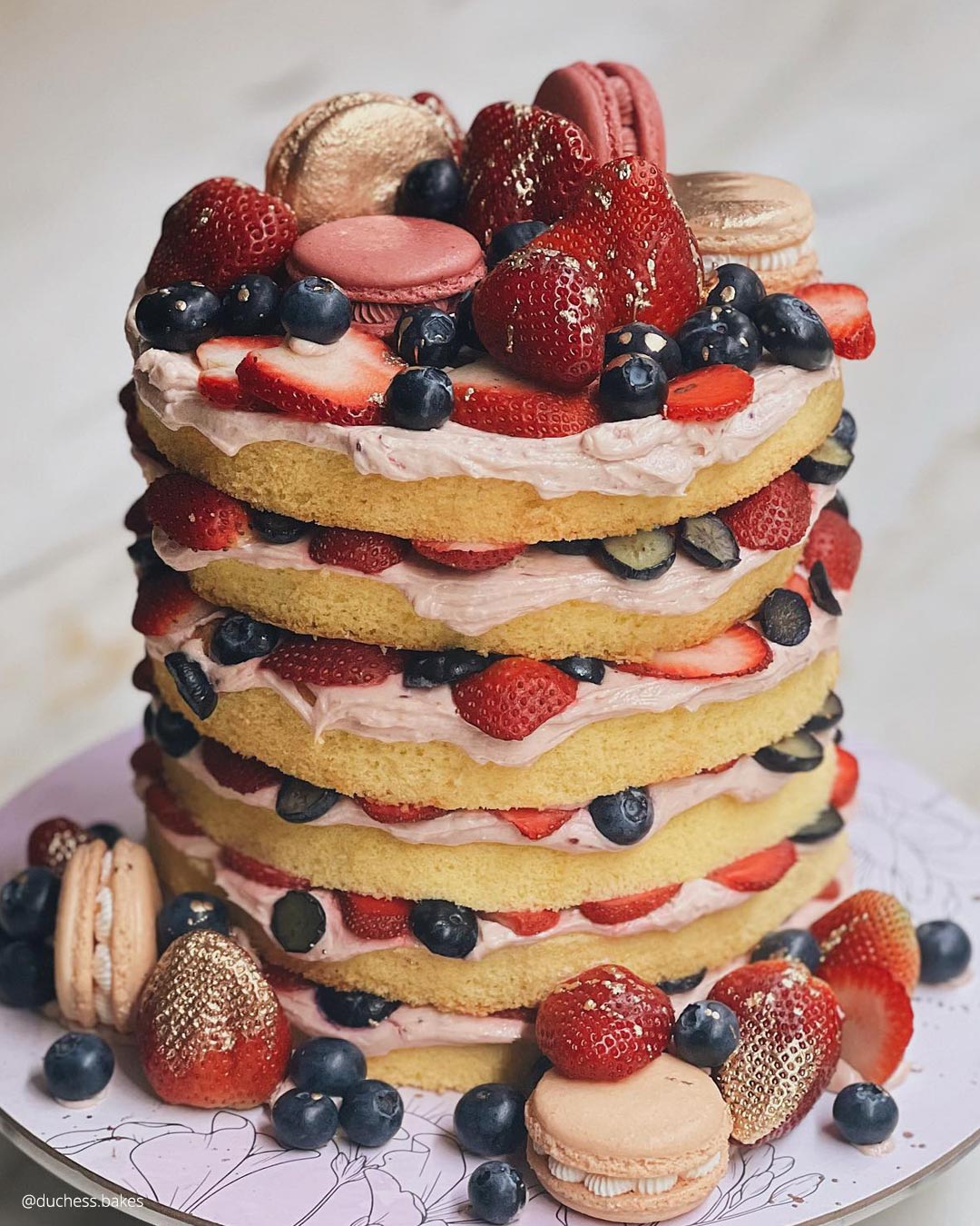 Spring Wedding Cakes Buttercream