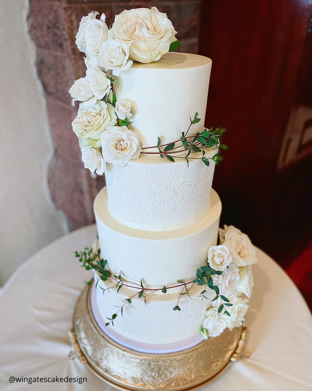 Blue Spring Wedding Cakes