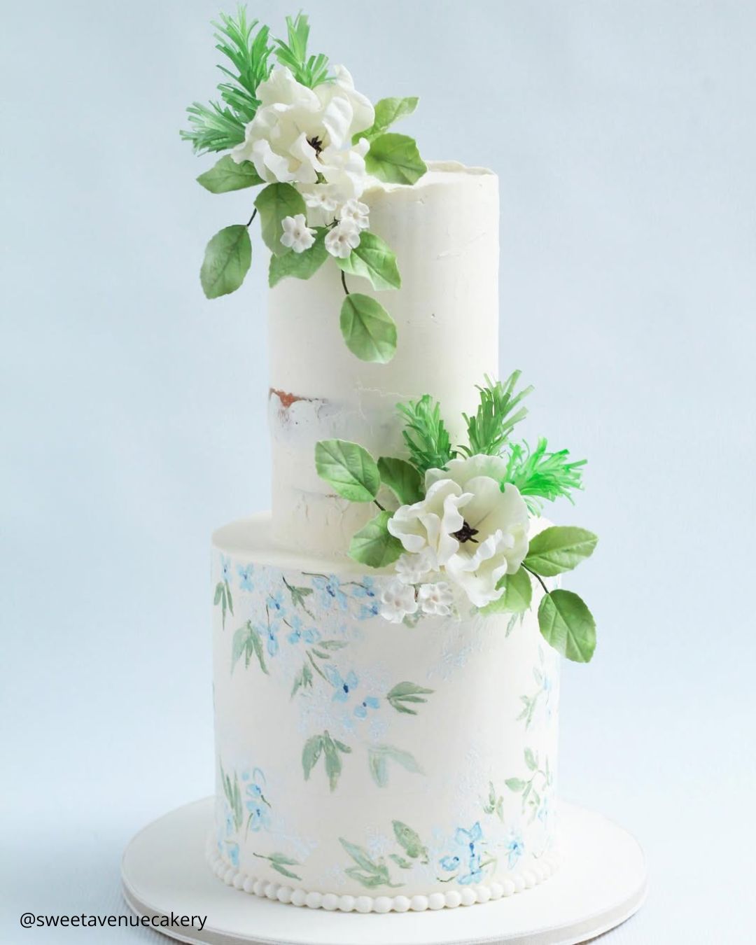 Pink Spring Wedding Cakes