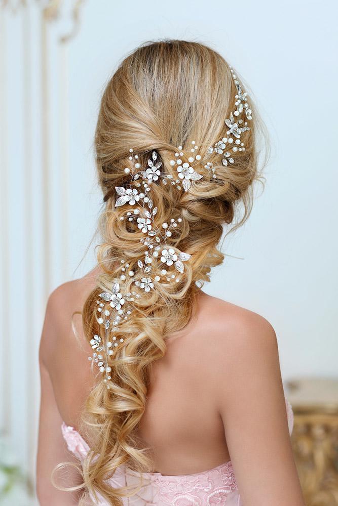 Flower And Crystal Wedding Hair Accessories