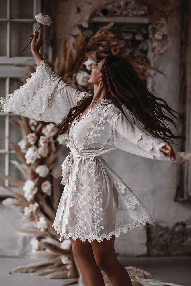 Charming Lacy Robes