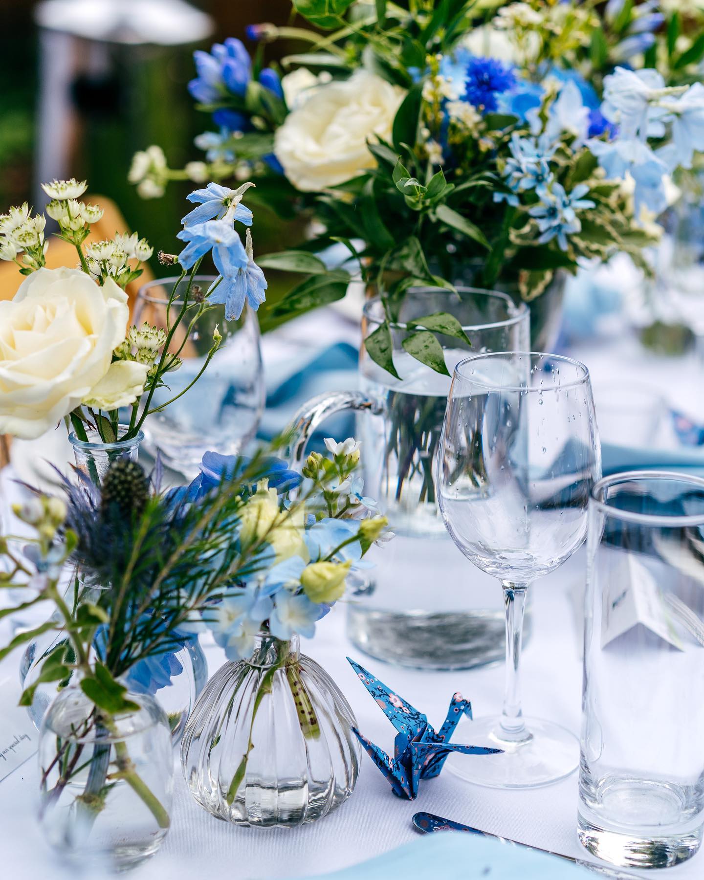 Potted Flowers As A Centerpiece