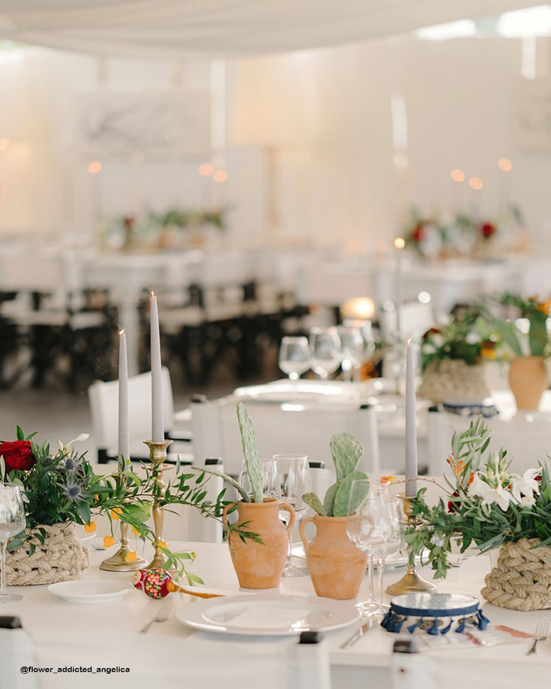 Rustic Centerpieces with vegetables