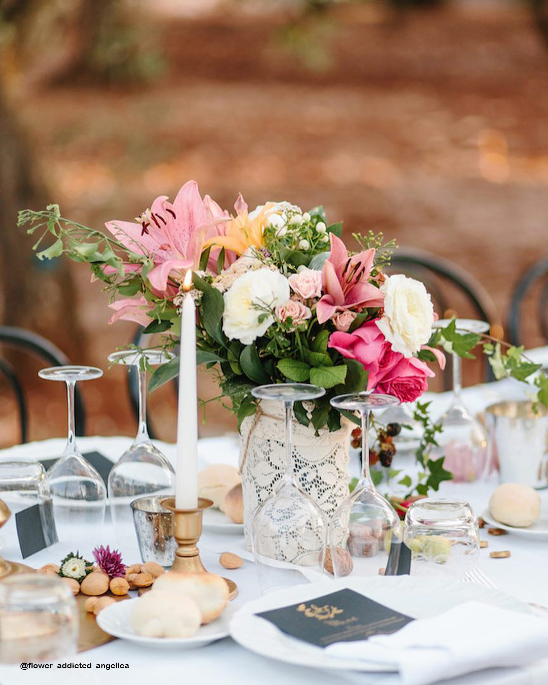 Mason Jars Wedding Centerpieces