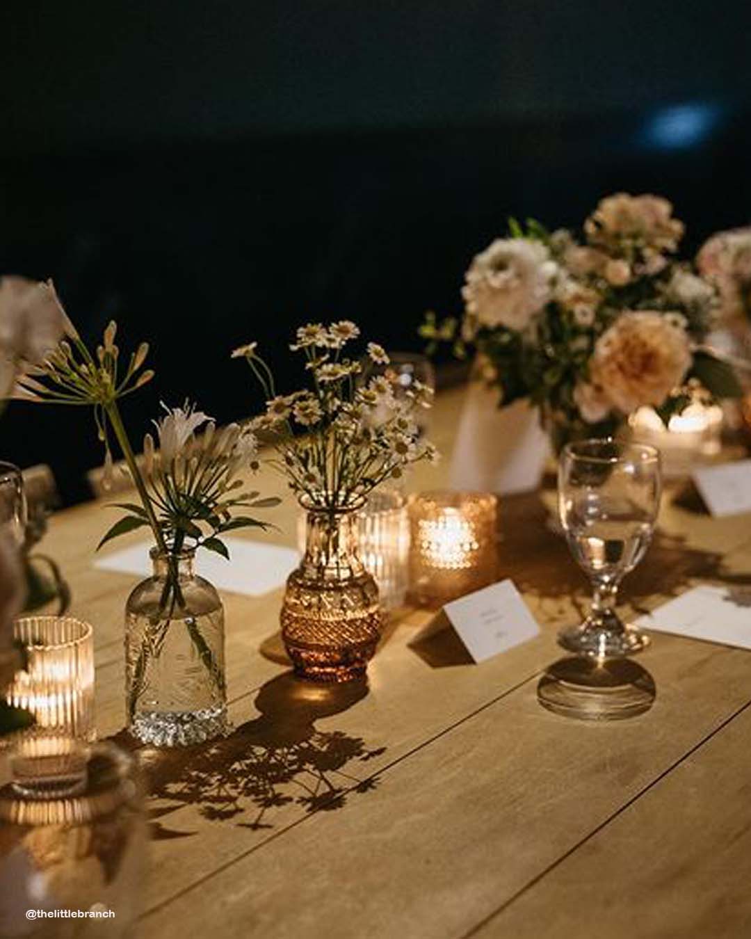 Bottles Wedding Centerpieces