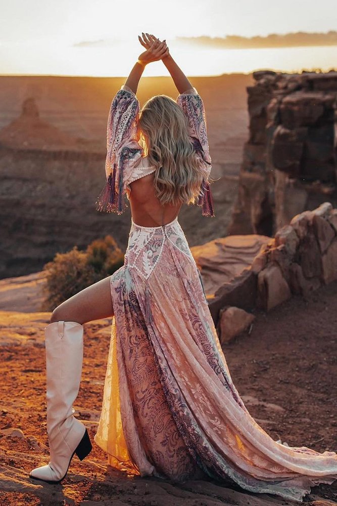 Wedding Dresses With Bride Boots