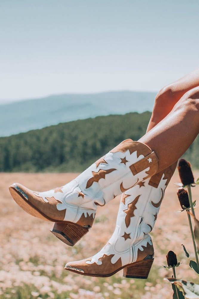 Brides In Bridal Cowgirl Boots