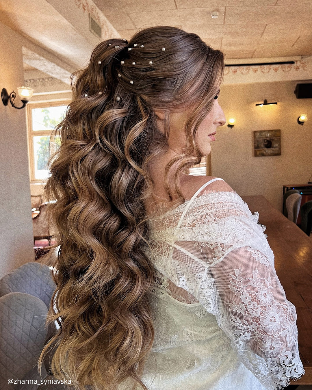 Beach Wedding Hairstyles With Veil