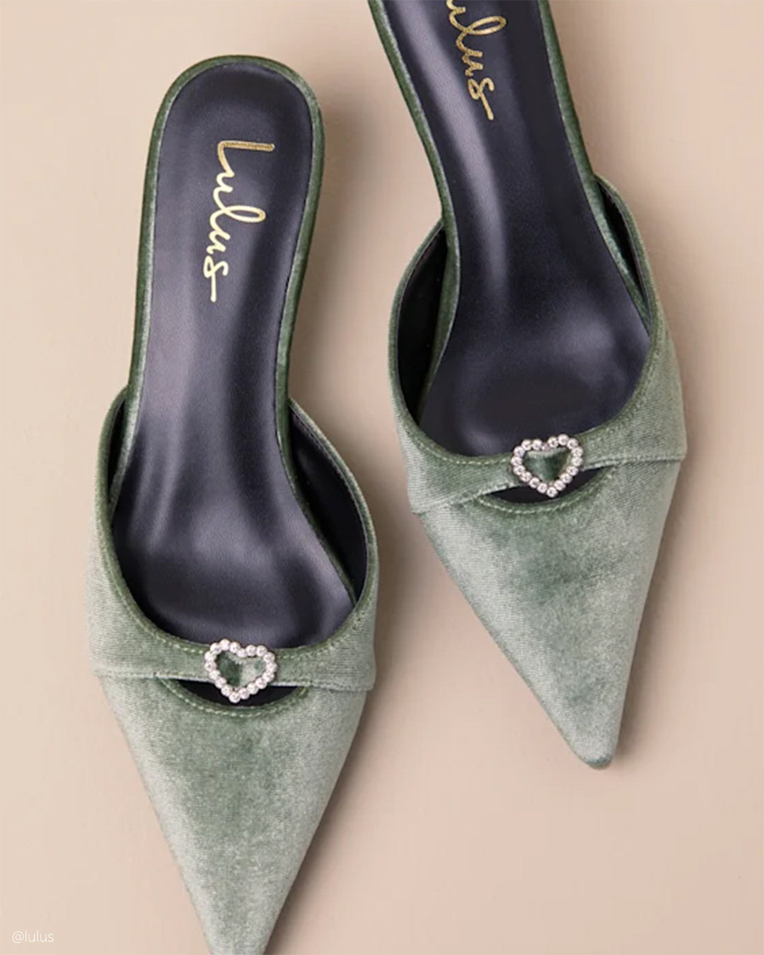 Green Velvet Shoes Wedding