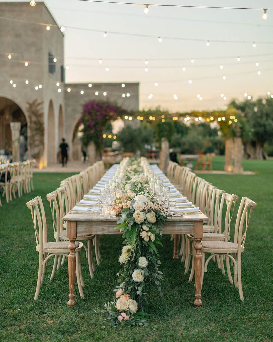 Table Decor Wedding Greenery Runner