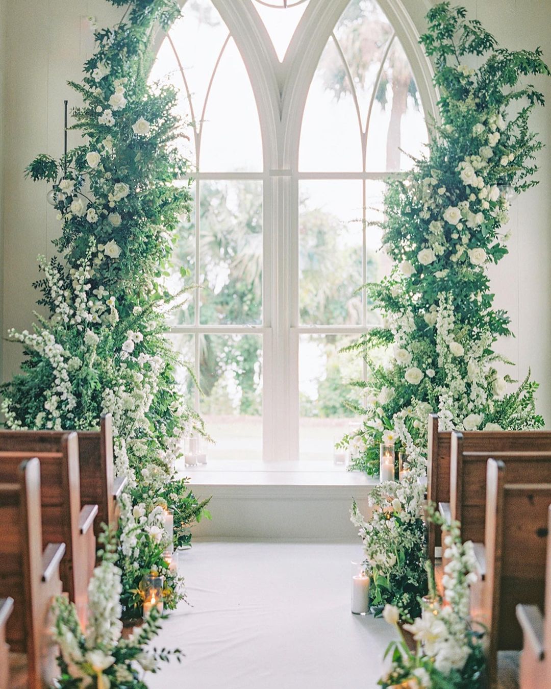Wedding Decor With Greenery For Chairs