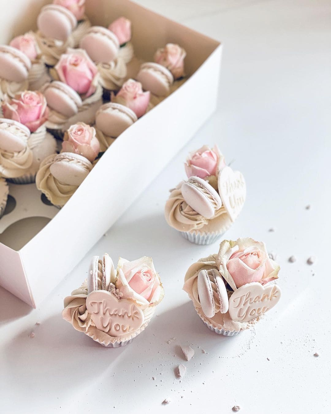 Yellow Chocolate Cupcake Wedding Inspiration