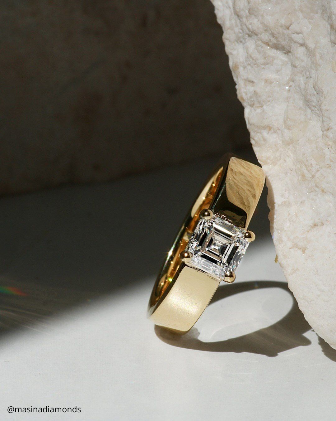 Bezel Setting Engagement Rings