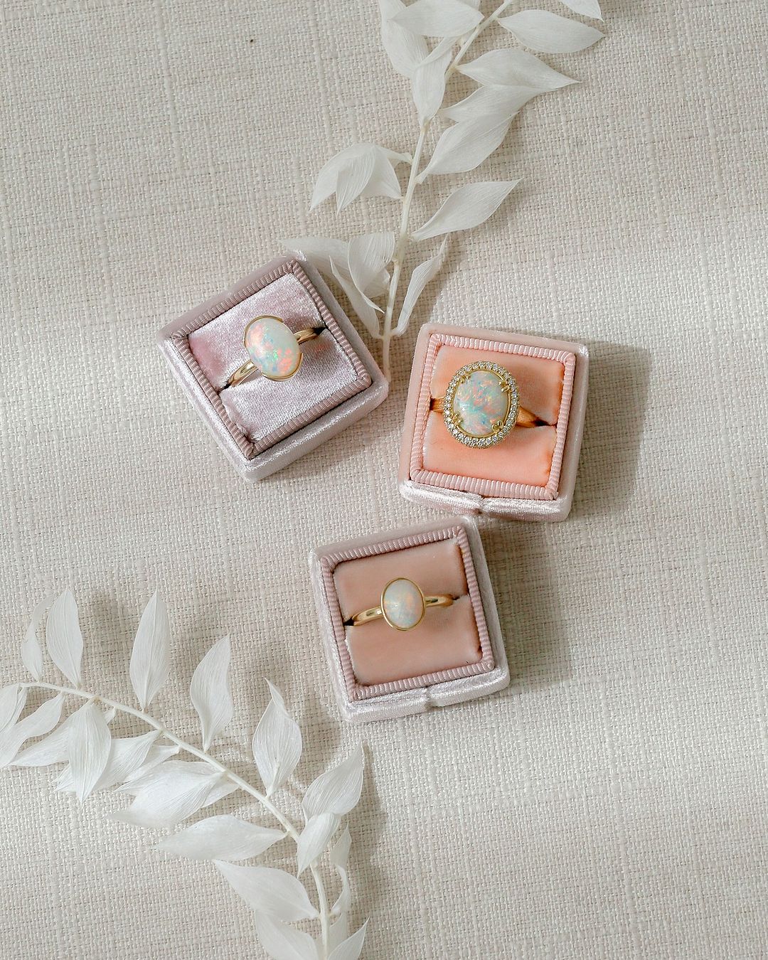 Romantic Rose Gold Engagement Rings