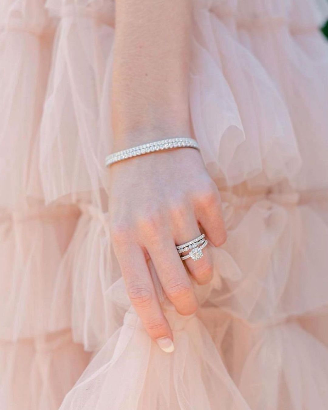 Diamond Halo Rings