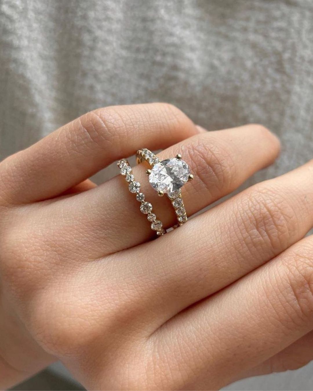 Diamond Halo Rings