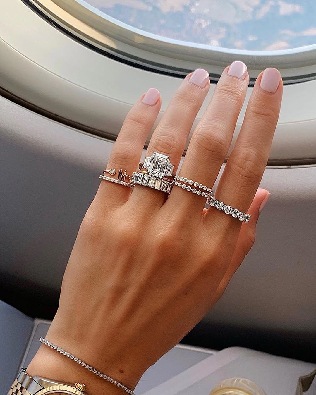 Diamond Halo Rings