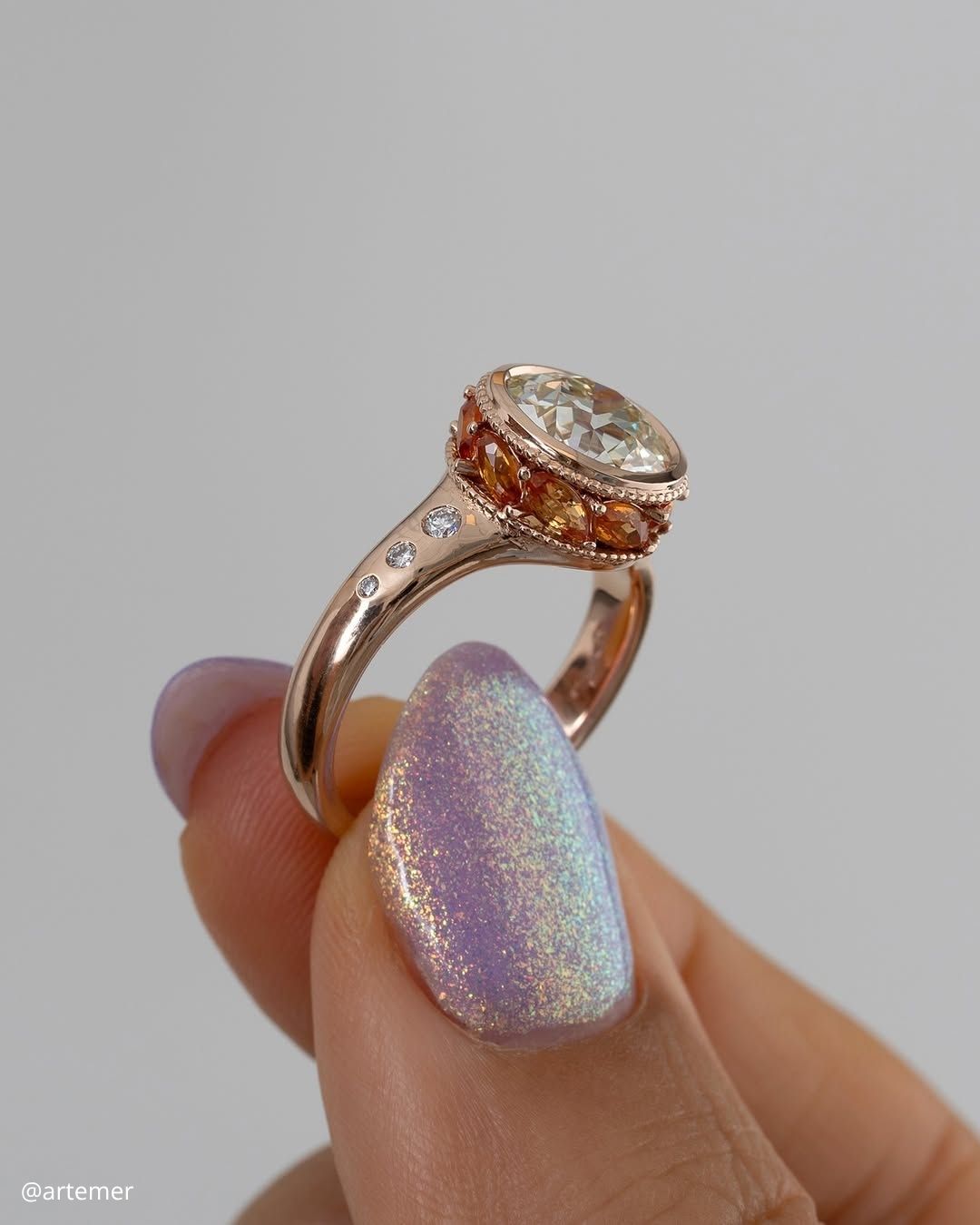 Colored Engagement Rings