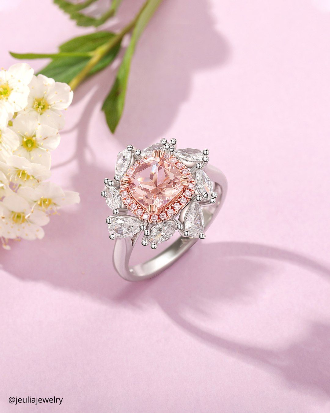 Unique Engagement Rings With Morganite