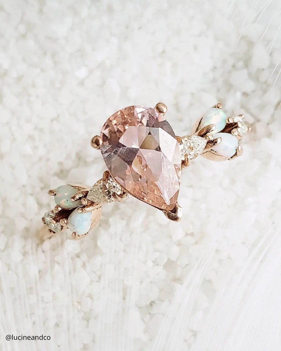 Unique Engagement Rings With Morganite