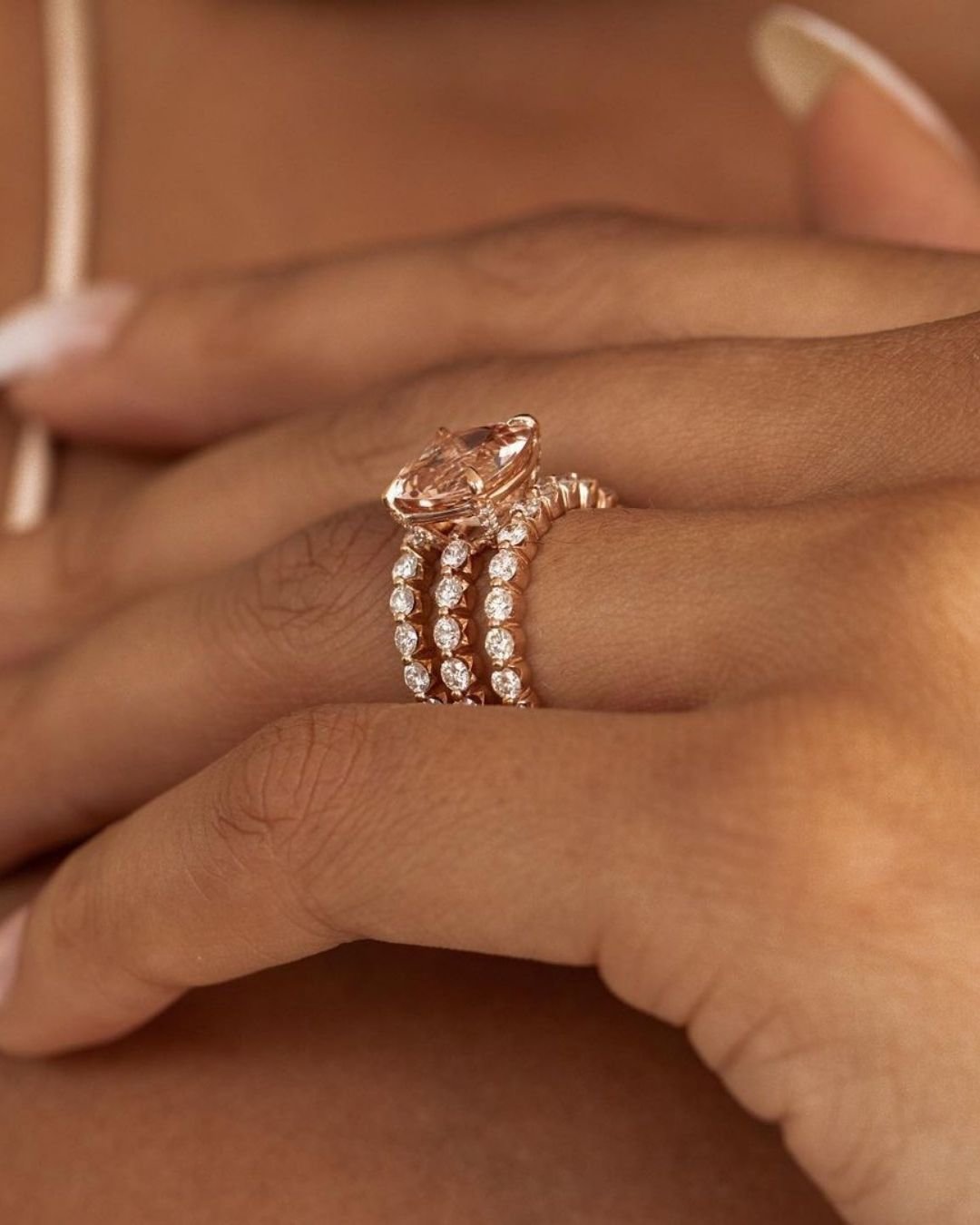 Morganite Engagement Rings With Amazing Details