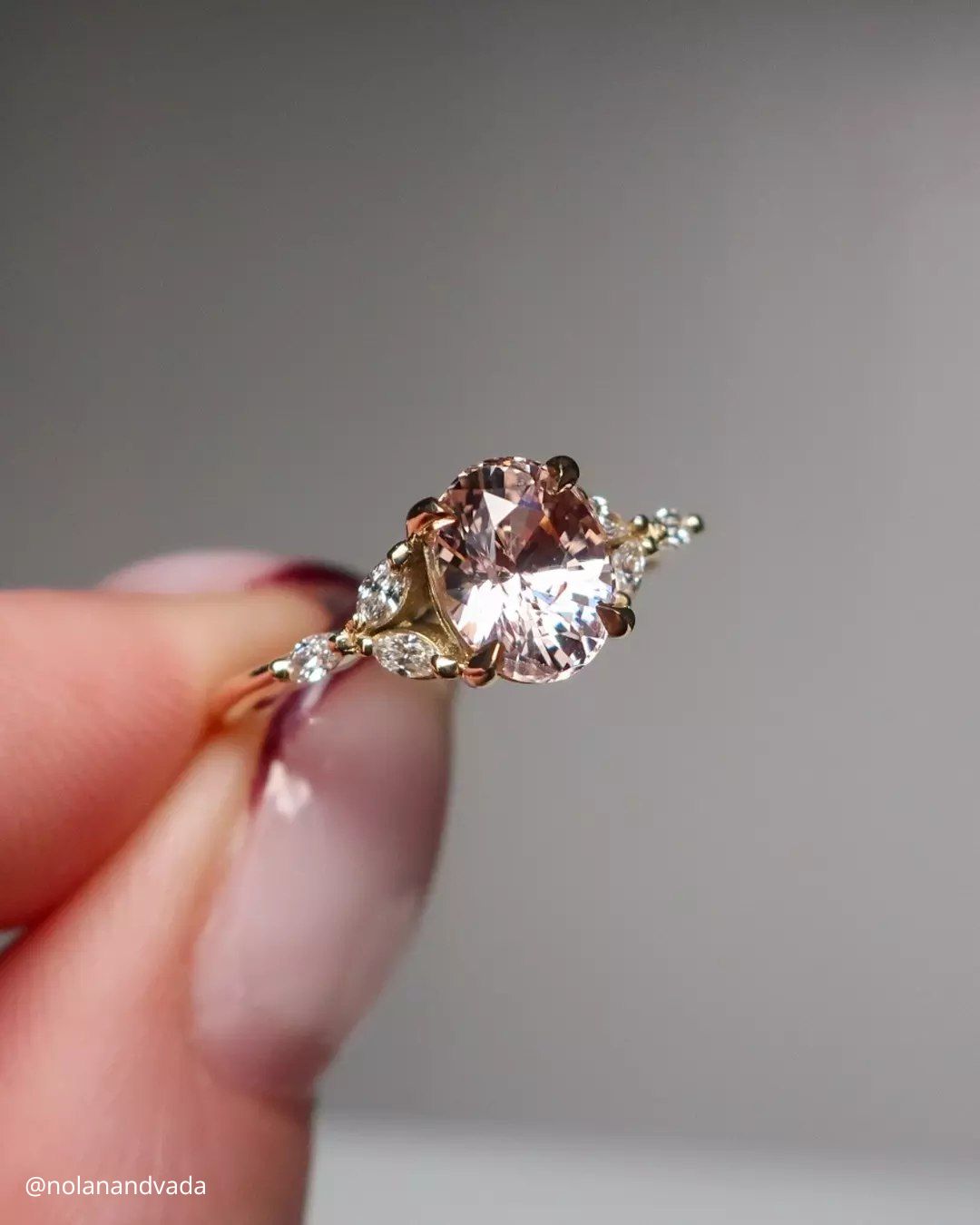 Morganite Engagement Rings With Amazing Details