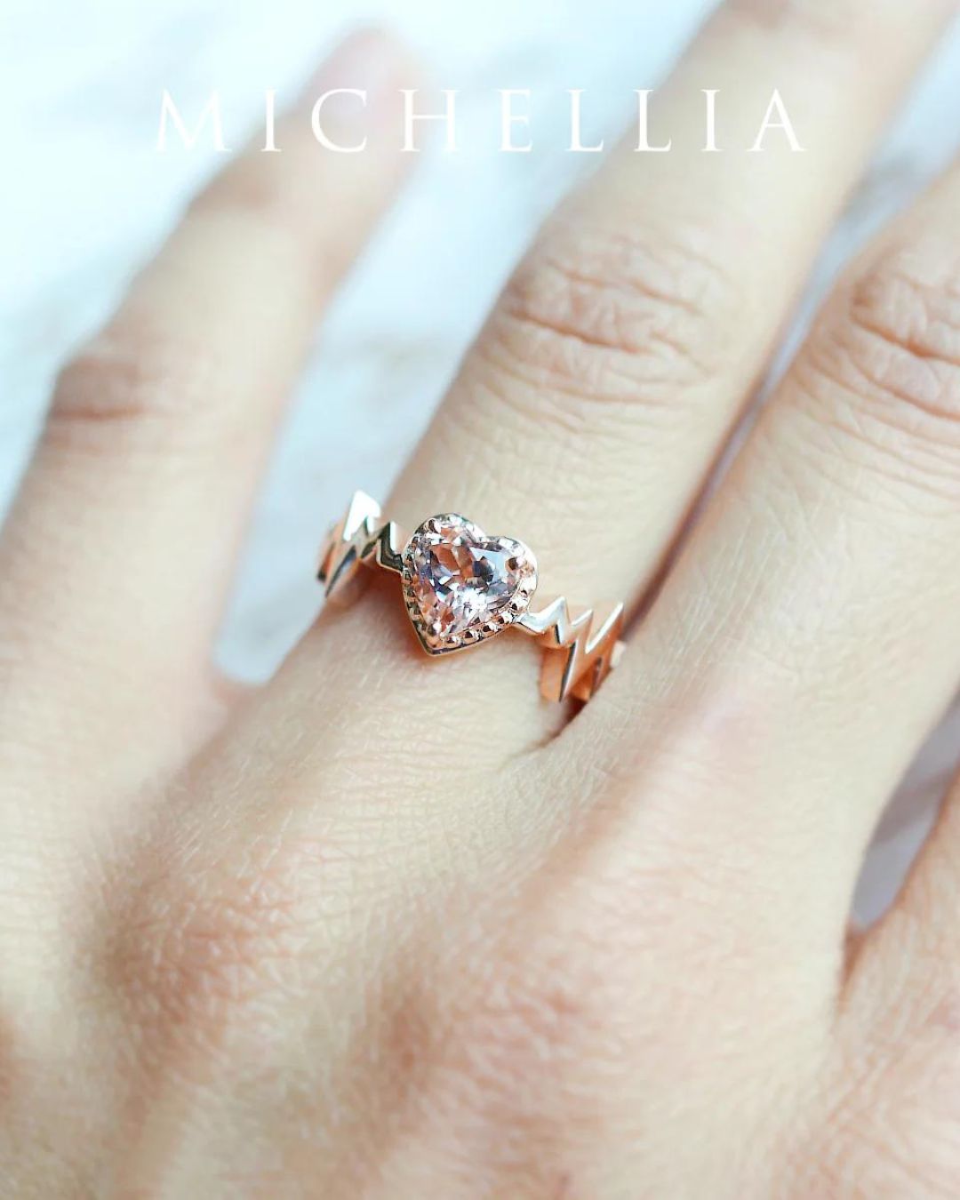 Vintage Morganite Engagement Rings
