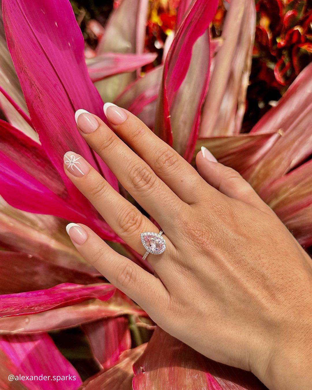 Beautiful Pear Cut Engagement Rings