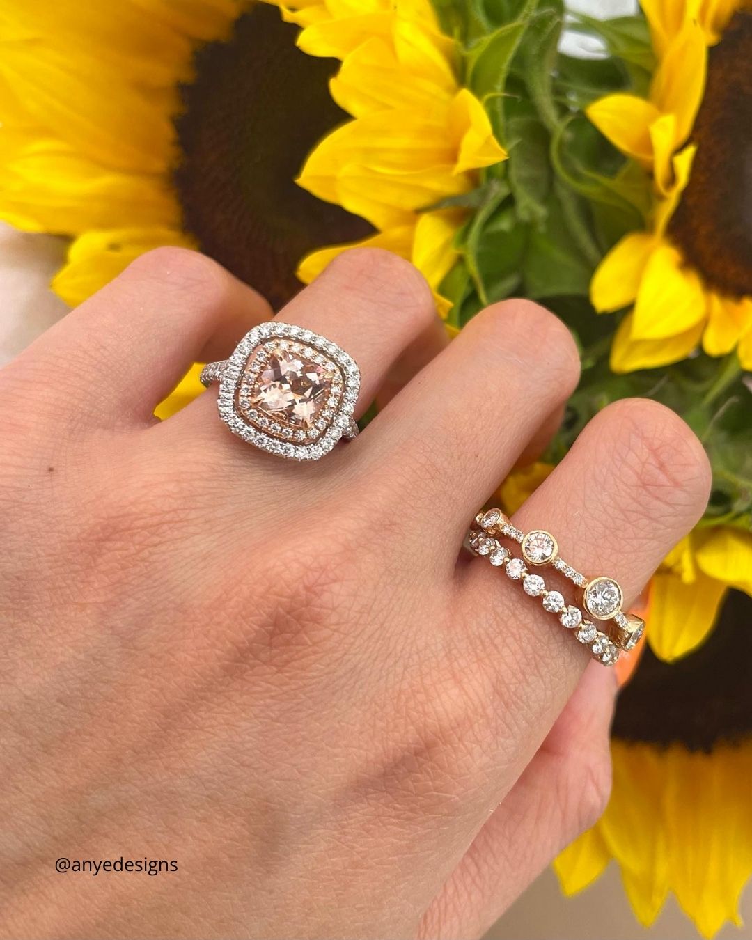 Beautiful Pear Cut Engagement Rings