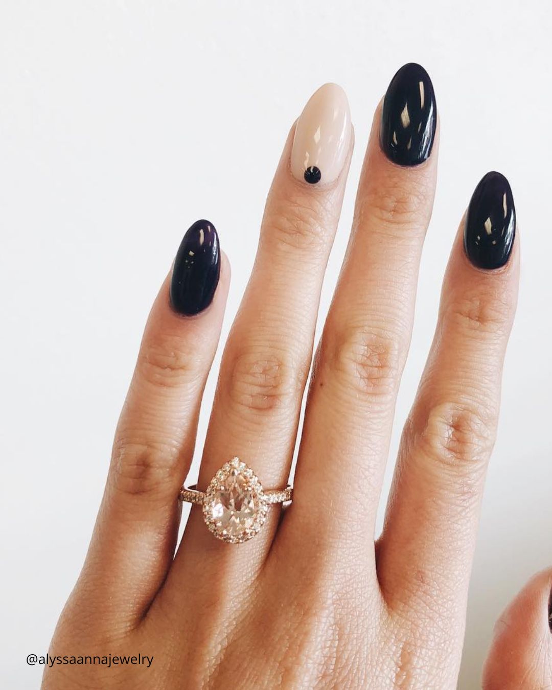 Emerald Cut Morganite Rings