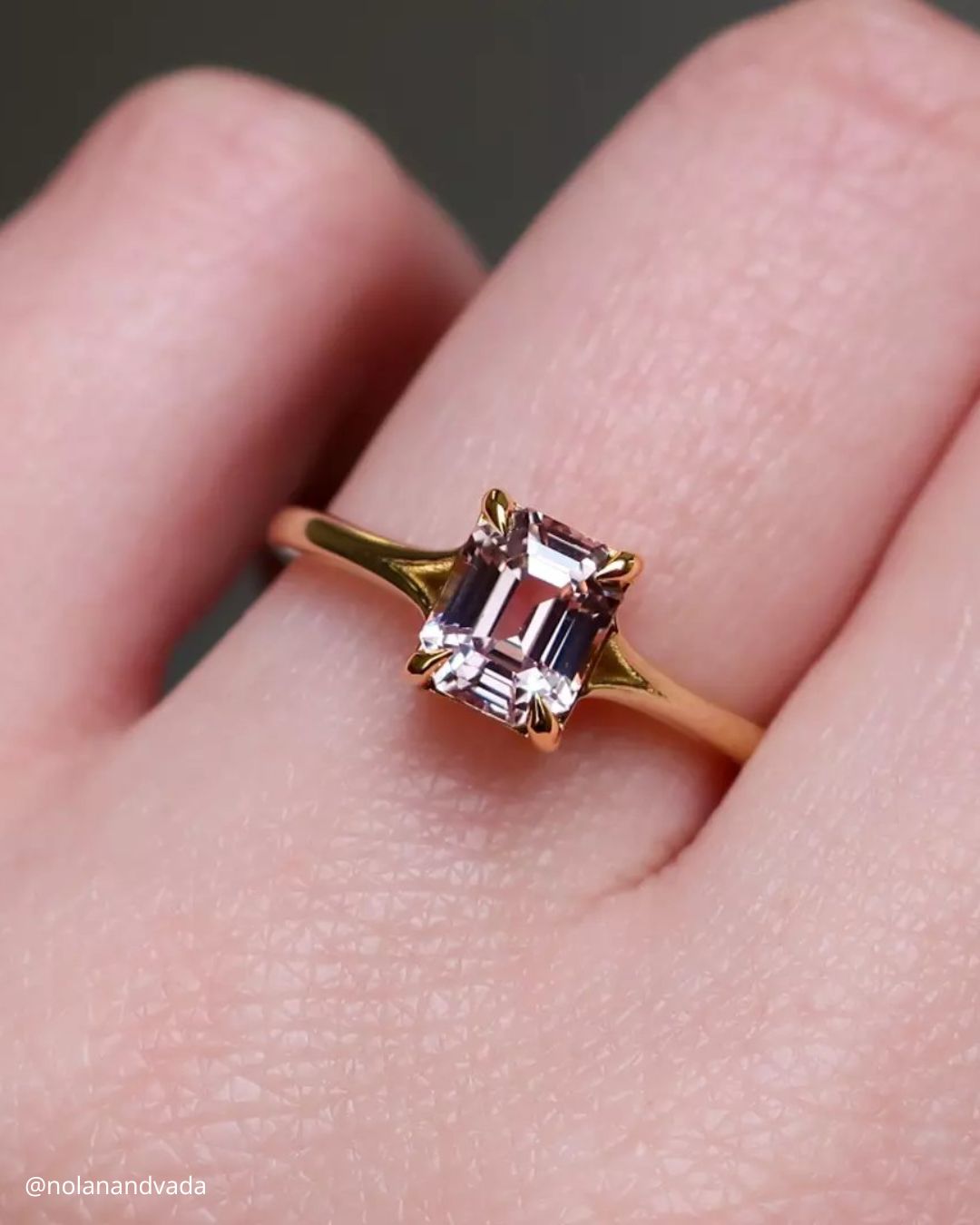 Shopping Vintage Morganite Engagement Rings